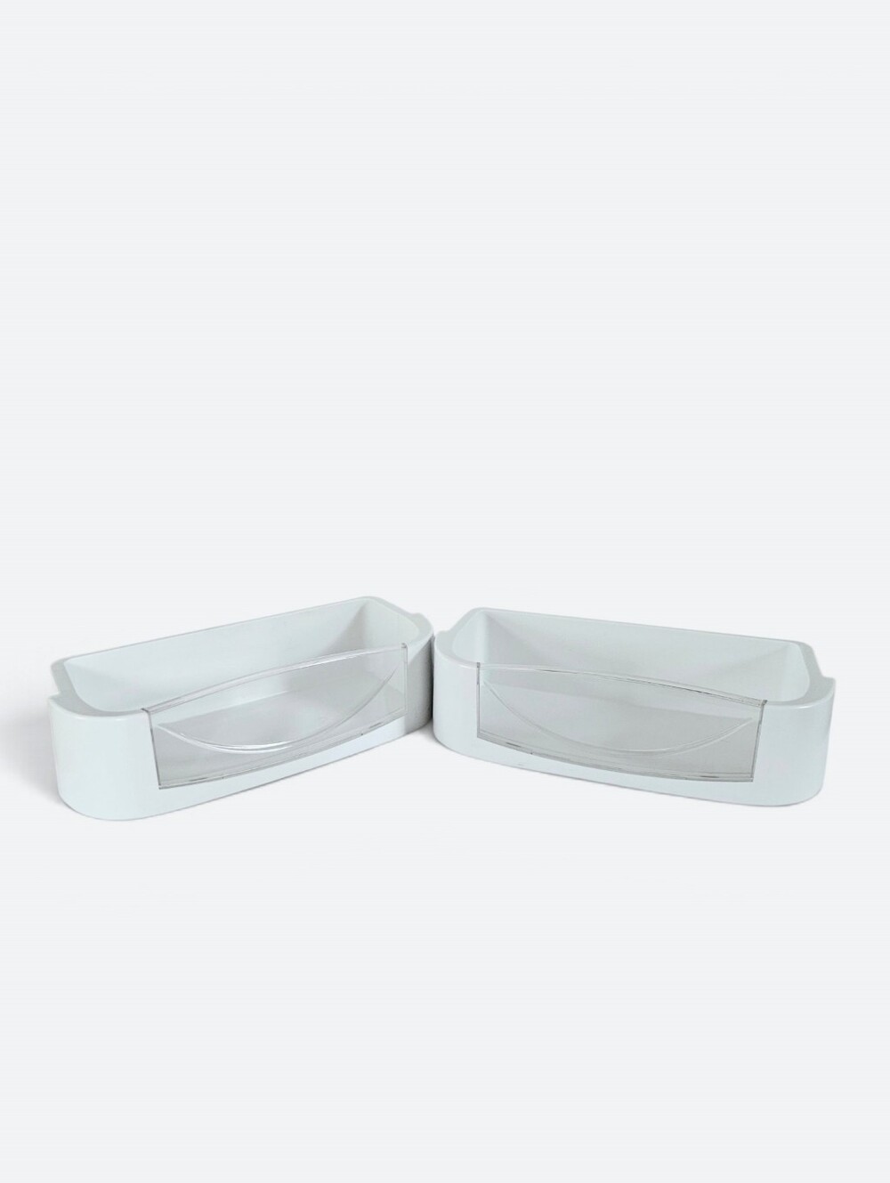 Whirlpool Refrigerator Medium Door Bucket 128017-02 Set Of Two OEM 67004748
